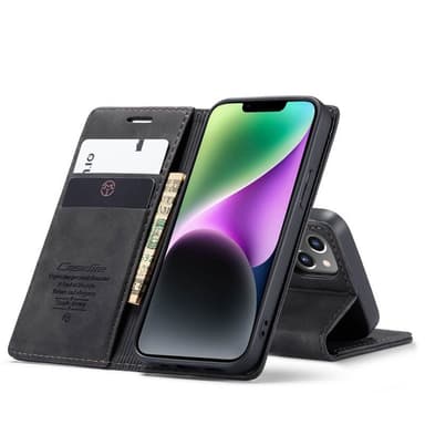 CaseMe Smart Magnet FlipCase Apple iPhone 14 - Svart