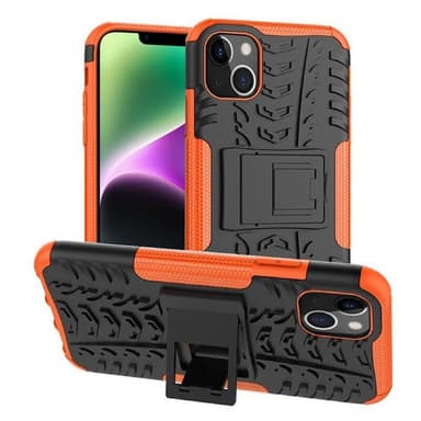 Stöttåligt skal med ställ Apple iPhone 14 - Orange