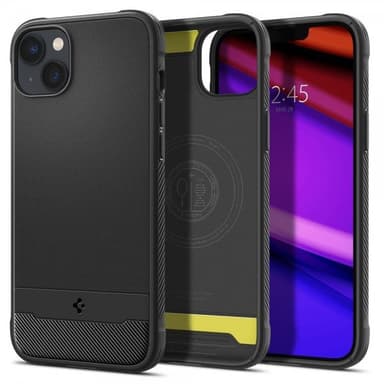 Spigen iPhone 14 Skal Rugged Armor MagFit Matte Black