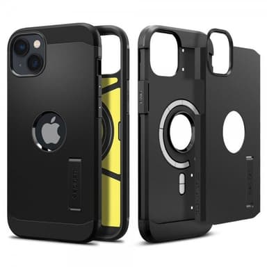 Spigen iPhone 14 Skal Tough Armor MagFit Svart