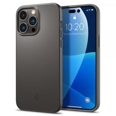 Spigen iPhone 14 Pro Max Skal Thin Fit Gunmetal