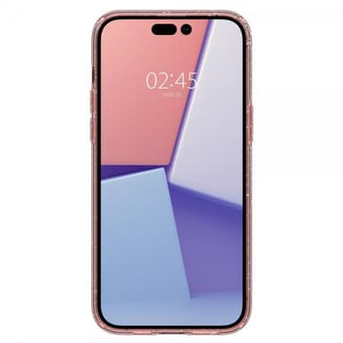 Spigen iPhone 14 Pro Skal Liquid Crystal Glitter Rose Quartz