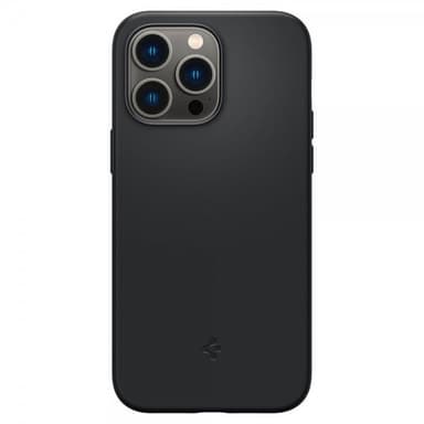 Spigen iPhone 14 Pro Skal Silicone Fit MagFit Svart