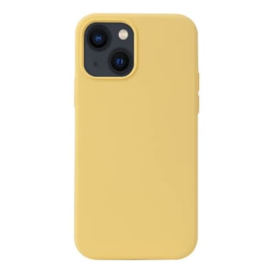 Liquid silikon skal Apple iPhone 14 - Gul