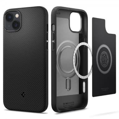 Spigen iPhone 14 Skal Mag Armor MagFit Matte Black