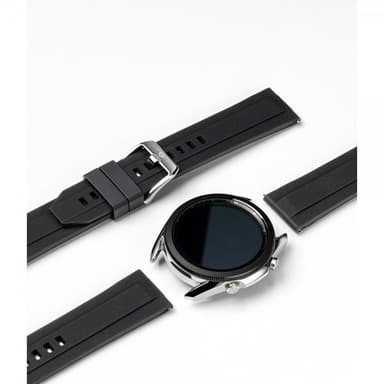 Ringke Samsung Galaxy Watch 20mm Armband Rubber One Band Svart