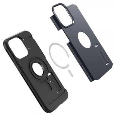 Spigen iPhone 14 Pro Skal Tough Armor MagFit Metal Slate