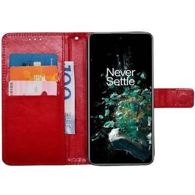 Mobilplånbok 3-kort OnePlus 10T 5G - Röd