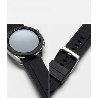 Ringke Samsung Galaxy Watch 20mm Armband Rubber One Band Svart