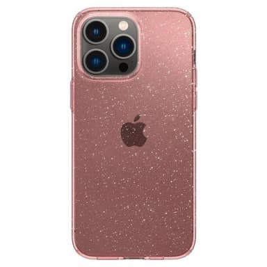 Spigen iPhone 14 Pro Skal Liquid Crystal Glitter Rose Quartz