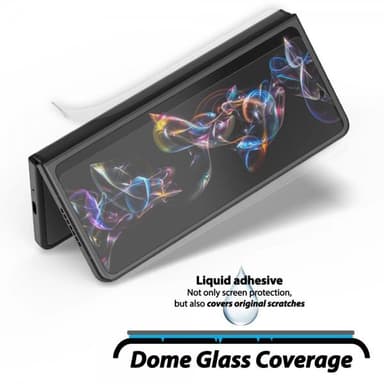 Whitestone Dome Samsung Galaxy Z Fold 4 Skärmskydd Dome Glass 2-pack