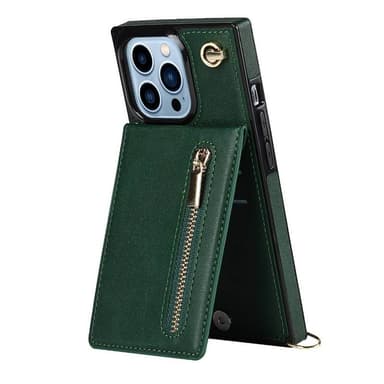 Zipper necklace case Apple iPhone 14 Pro - Grön