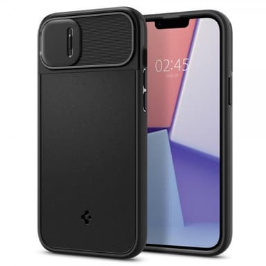 Spigen iPhone 14 Skal Optik Armor MagFit Svart