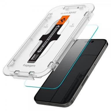 Spigen iPhone 14 Pro Max Skärmskydd GLAS.tR EZ Fit 2-pack