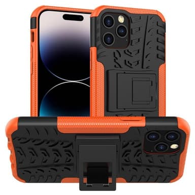 Stöttåligt skal med ställ Apple iPhone 14 Pro Max - Orange