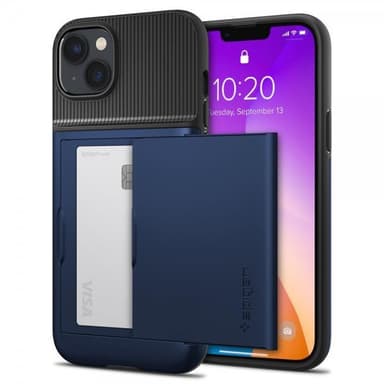 Spigen iPhone 14 Plus Skal Slim Armor CS Navy Blue