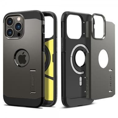 Spigen iPhone 14 Pro Max Skal Tough Armor MagFit Gunmetal