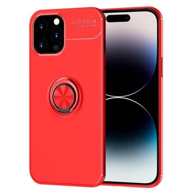 Slim Ring Case Apple iPhone 14 Pro - Röd