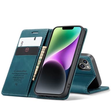 CaseMe Smart Magnet FlipCase Apple iPhone 14 - Blå