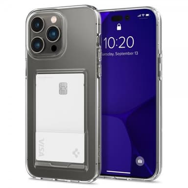 Spigen iPhone 14 Pro Max Skal Crystal Slot Crystal Clear