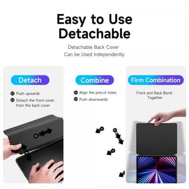 DUX DUCIS iPad Pro 11 2020/iPad Pro 11 2021 Fodral Magi Series Svart