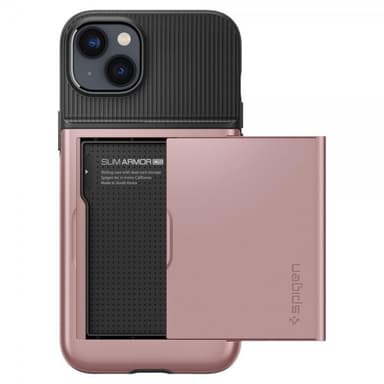 Spigen iPhone 14 Plus Skal Slim Armor CS Rose Gold