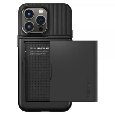 Spigen iPhone 14 Pro Skal Slim Armor CS Svart