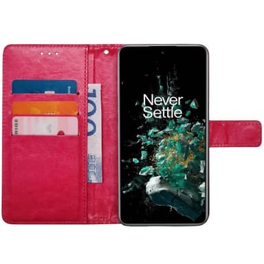 Mobilplånbok 3-kort OnePlus 10T 5G - Rosa