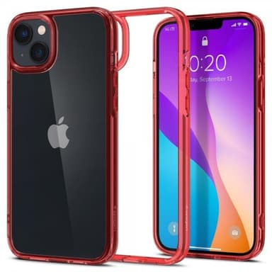 Spigen iPhone 14 Skal Ultra Hybrid Red Crystal