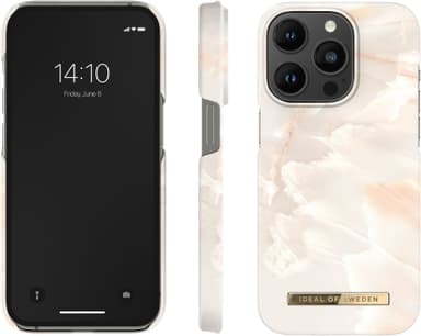 IDEAL OF SWEDEN iPhone 14 Pro fodral (rose pearl marble)