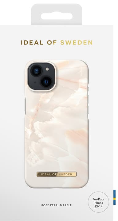 IDEAL OF SWEDEN iPhone 16e/15/14/13 fodral (rose pearl marble)