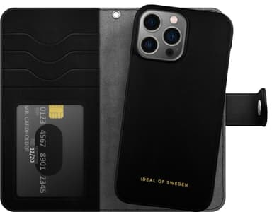 IDEAL OF SWEDEN Magnet iPhone 14 Pro Max plånboksfodral (svart)