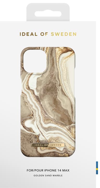 IDEAL OF SWEDEN iPhone 14 Plus fodral (golden sand marble)