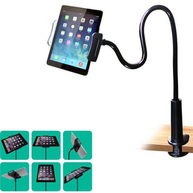 Hållare för surfplatta/telefon/switch/kindle svart