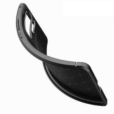 TPU-skal Litchi Grain Huawei P30 Pro - Svart