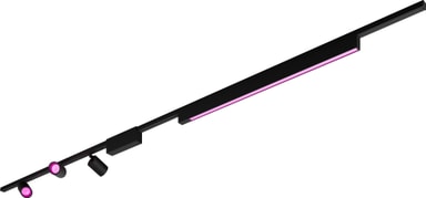 Philips Hue Perifo svart taklampe-set 3 cylinderspotlights 1LB