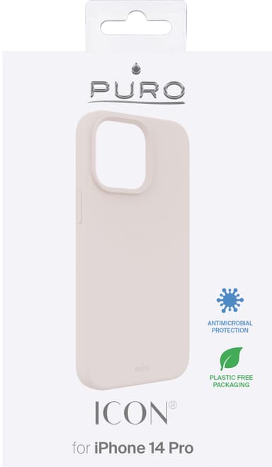Puro Icon fodral till iPhone 14 Pro (rosé)