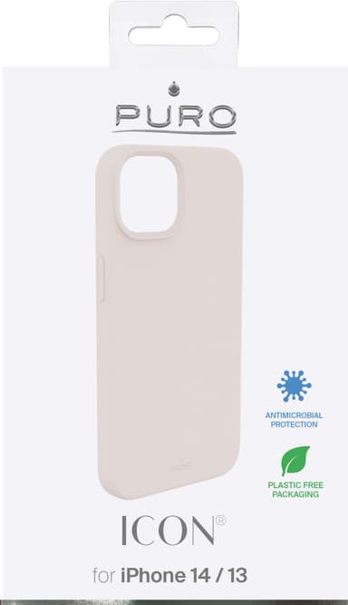 Puro Icon fodral till iPhone 13/14 (rosé)