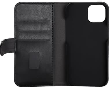 Gear 2in1 iPhone 14 plånboksfodral (svart)