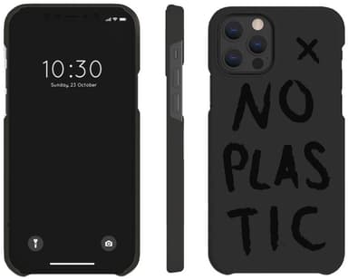 A Good Company iPhone 12/12 Pro No Plastic fodral (svart)