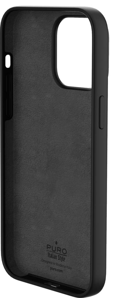 Puro Icon fodral till iPhone 14 Pro Max (svart)