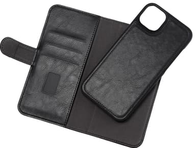 Gear 2in1 iPhone 14 Plus plånboksfodral (svart)