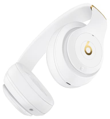 Beats Studio3 trådlösa around-ear hörlurar (vit)