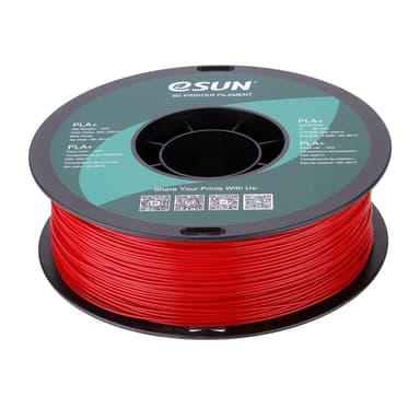 eSUN PLA + 1.75 mm 1 kg - Brandmotor röd