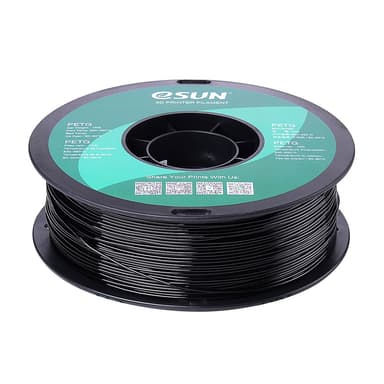 eSUN PETG 1.75 mm 1 kg - fast svart