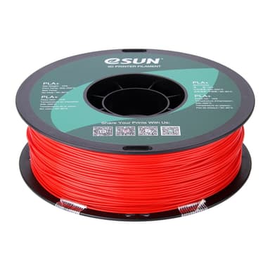 eSUN PLA + 1.75 mm 1 kg - Röd