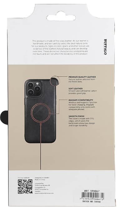 Buffalo Magseries fodral till iPhone 14 Pro Max (svart)