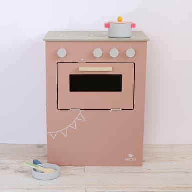 MICKI leksakskök spis rosa