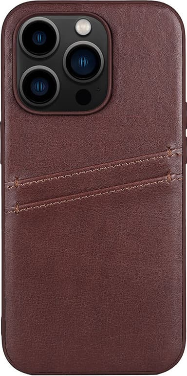 Buffalo fodral till iPhone 14 Pro Plus (brunt)