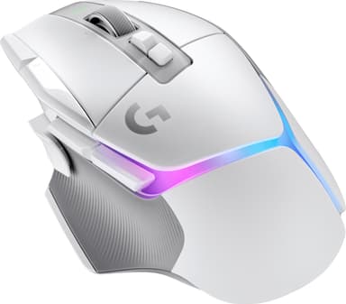 Logitech G502 X Plus trådlös gamingmus (vit)